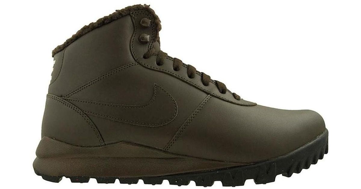 brown nike high tops mens