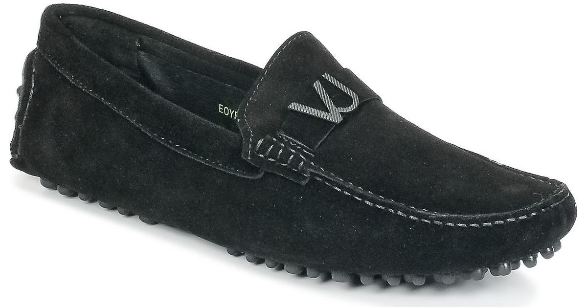 Versace Jeans Couture Denim Eoyrbsf2 Men's Loafers / Casual Shoes In Black  for Men - Lyst