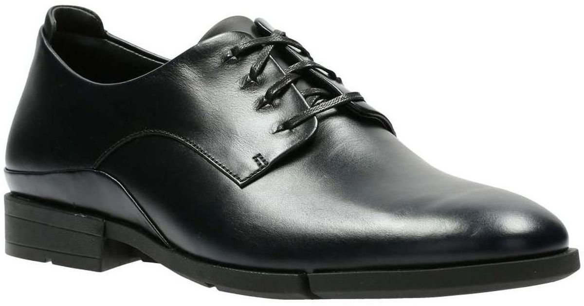 Clarks Daulton Walk Mens Leather Lace-up Shoes Men's Casual Shoes In Black  for Men | Lyst UK