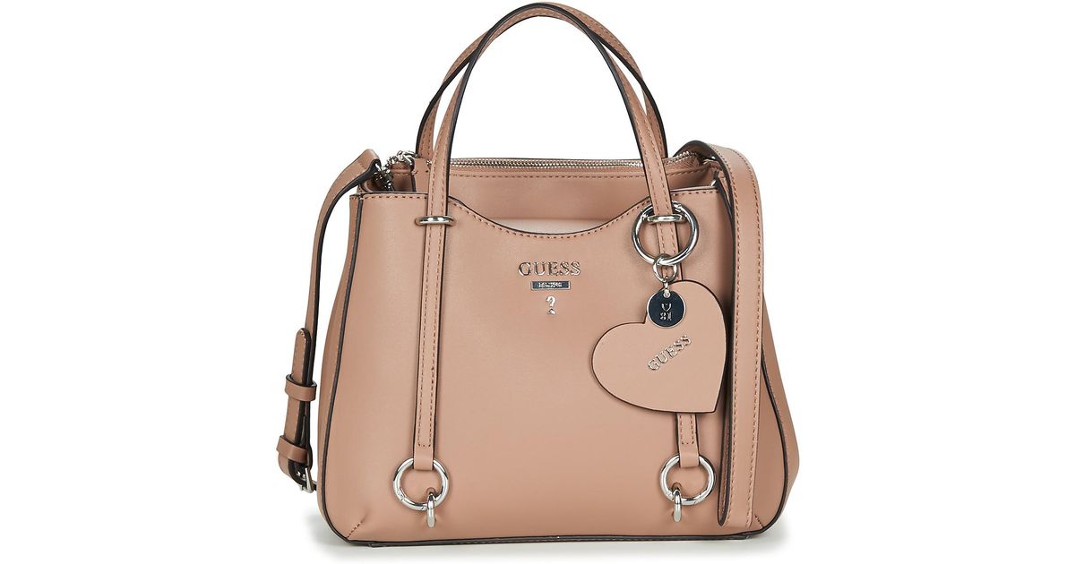 Guess Synthetic Leanne Small Society Satchel Women's Handbags In Brown for  Men - Lyst