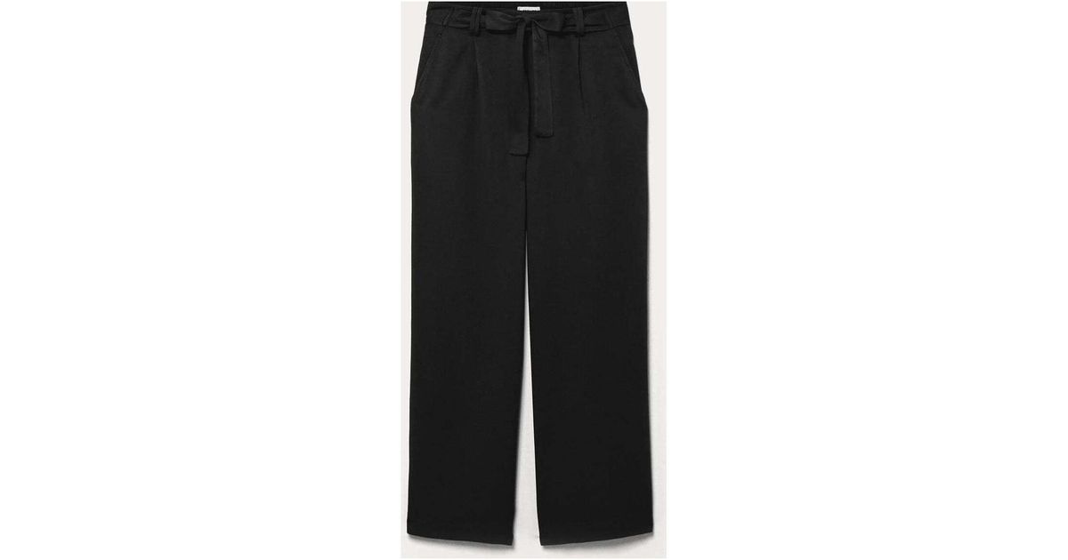 Cropped Trousers Short Cuir Promod Pantalon Large Promod