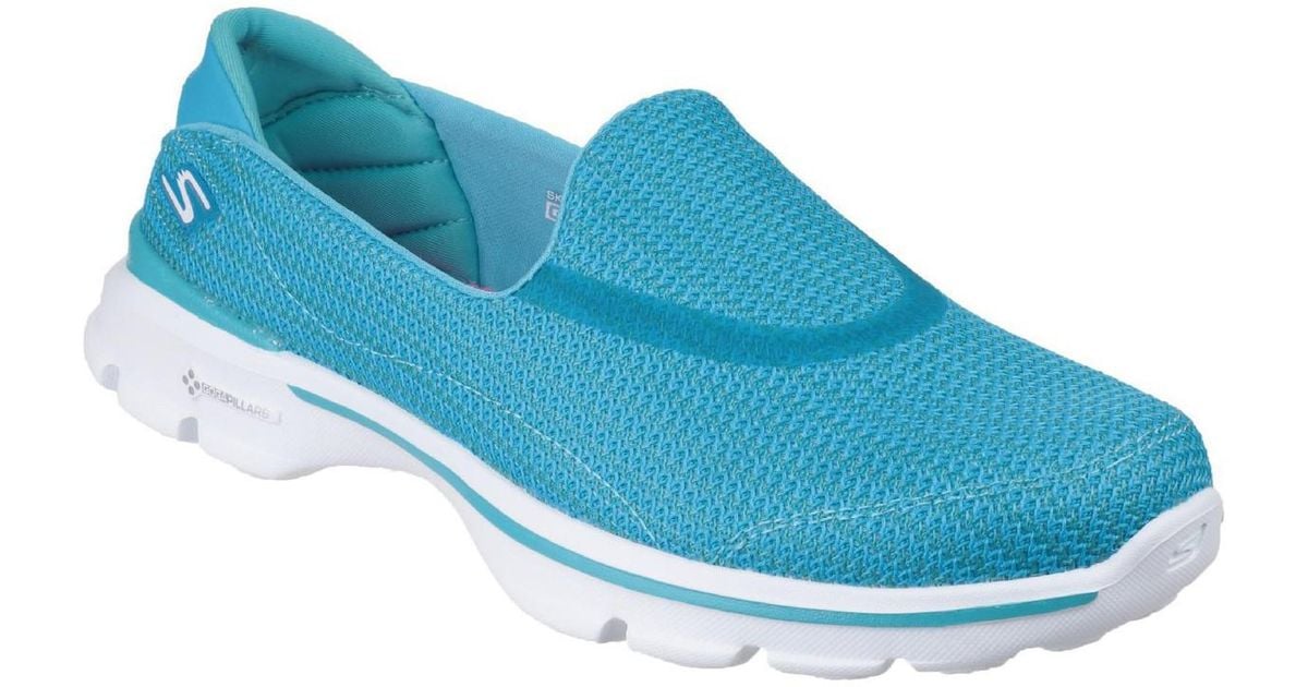 skechers go walk 3 womens green