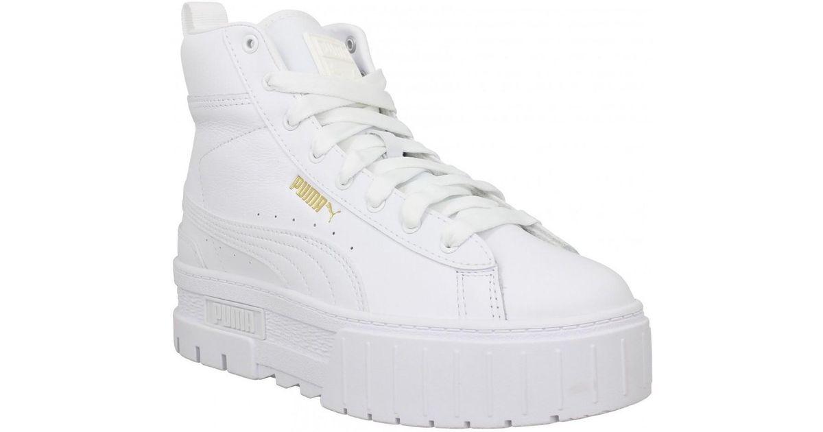 basket blanc puma femme