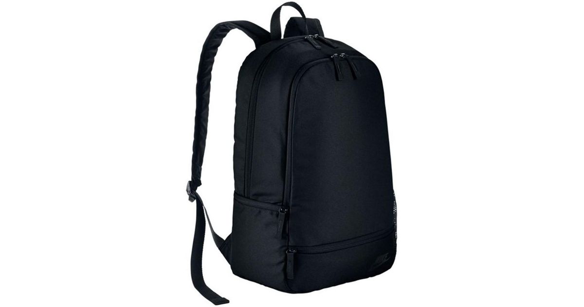 nike north solid backpack black