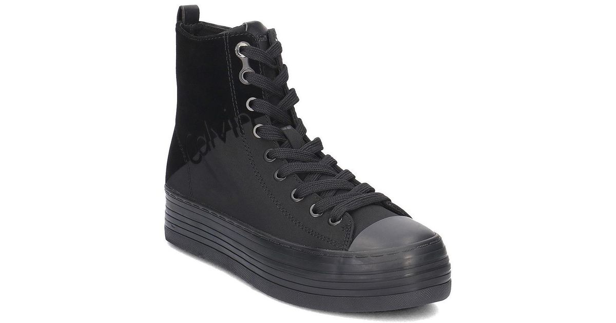 calvin klein high tops black