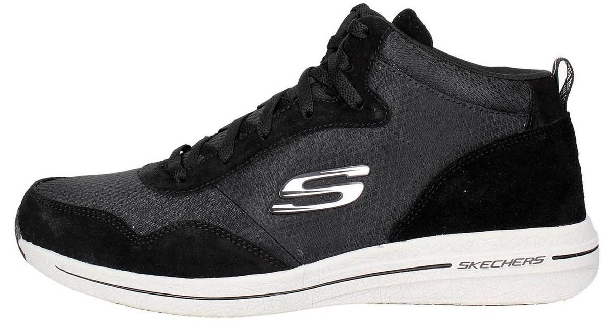 black high top skechers