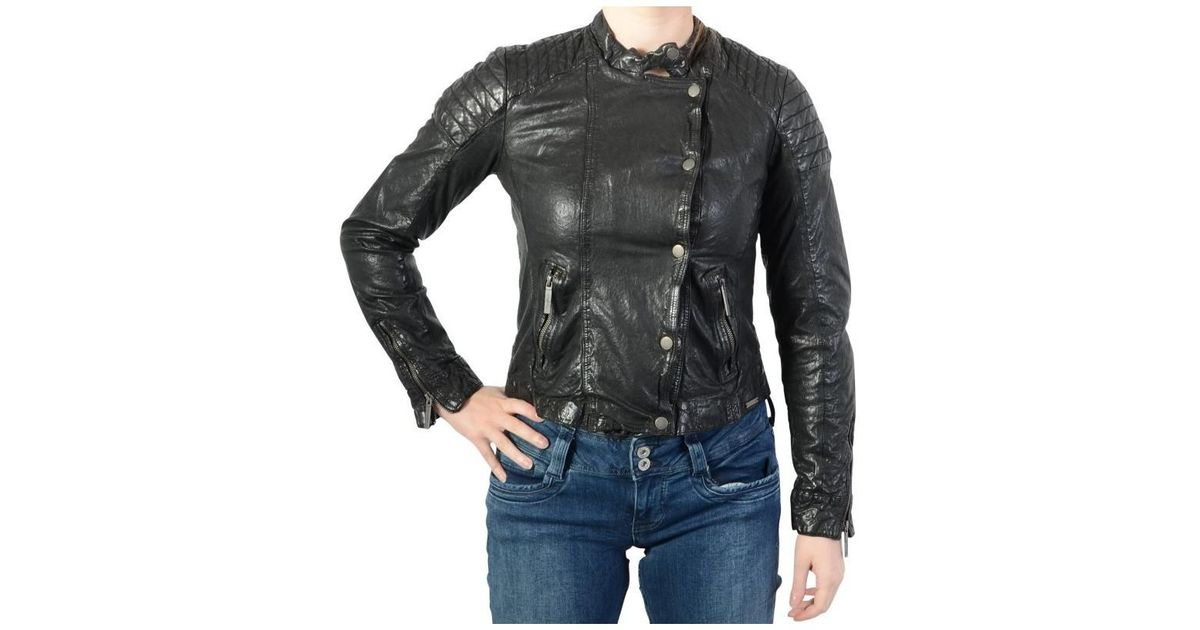 pepe jeans leather jacket womens