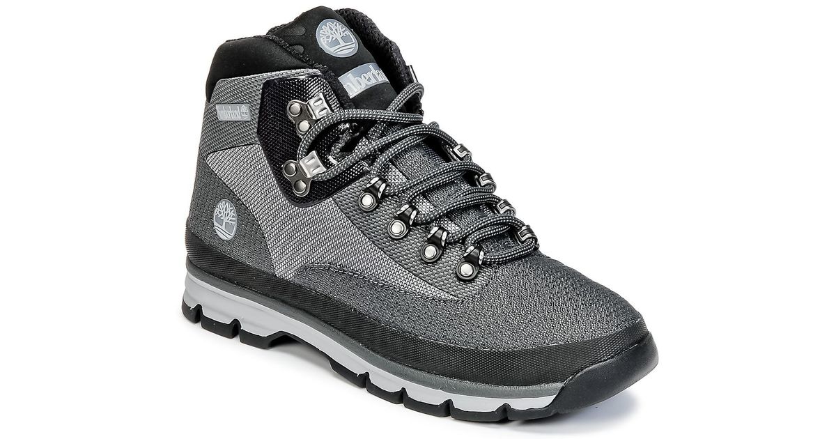 timberland euro hiker mid jacquard men's boot