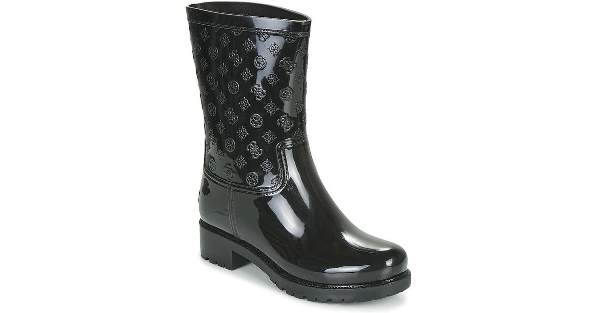 Guess Regenlaarzen Ribba in het Zwart | Lyst NL