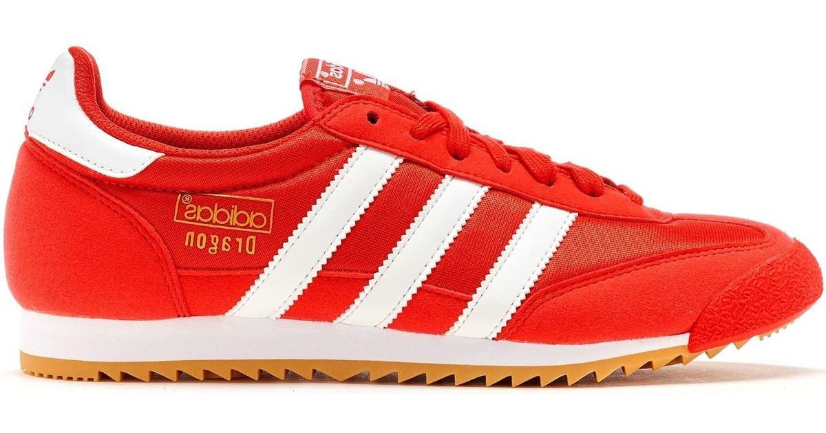 red adidas dragons