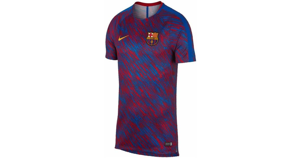 barca pre match jersey