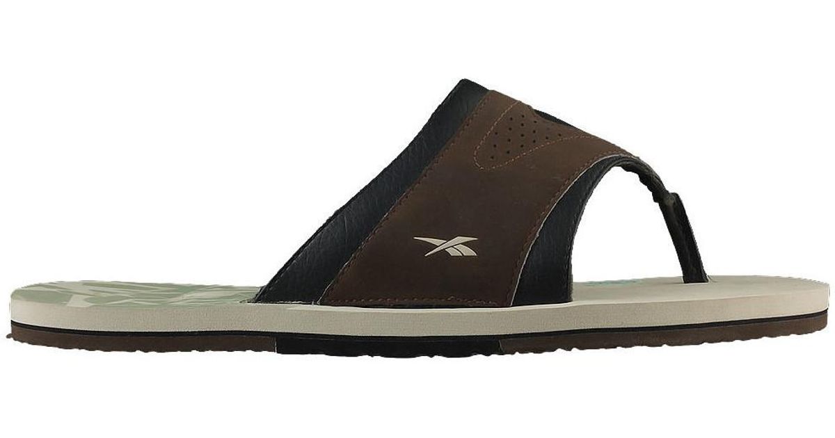 reebok mens flip flops