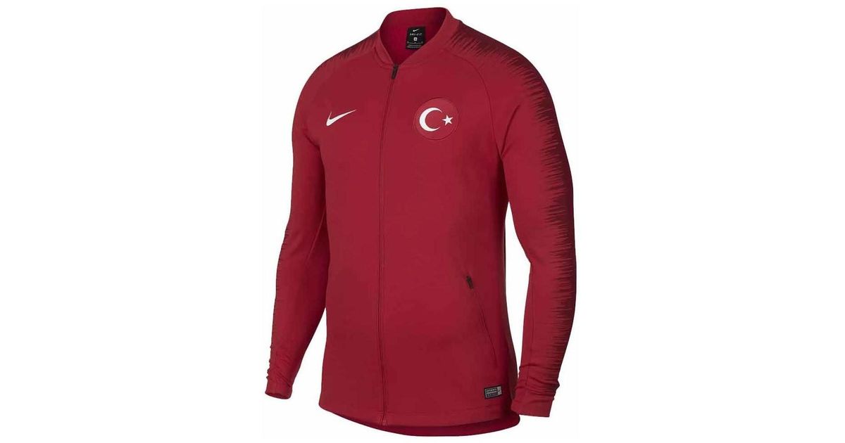 2018 2019 Türkei Nike Anthem Jacke (rot) 2018 2019 Türkei Nike Anthem Jacke (rot)
