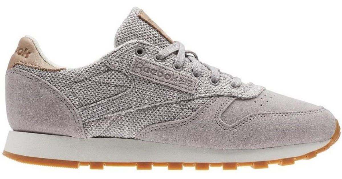 reebok classic leather whisper grey