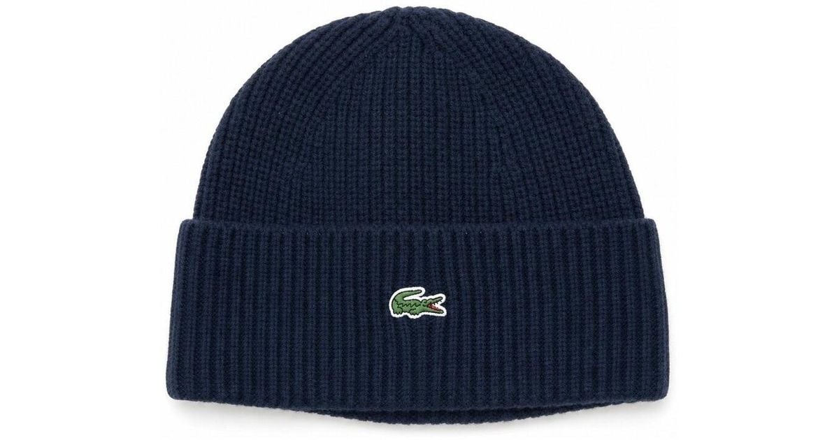 Bonnet 7881954 Lacoste pour homme en coloris Bleu | Lyst