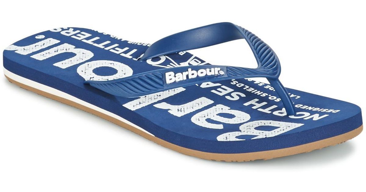 barbour flip flops