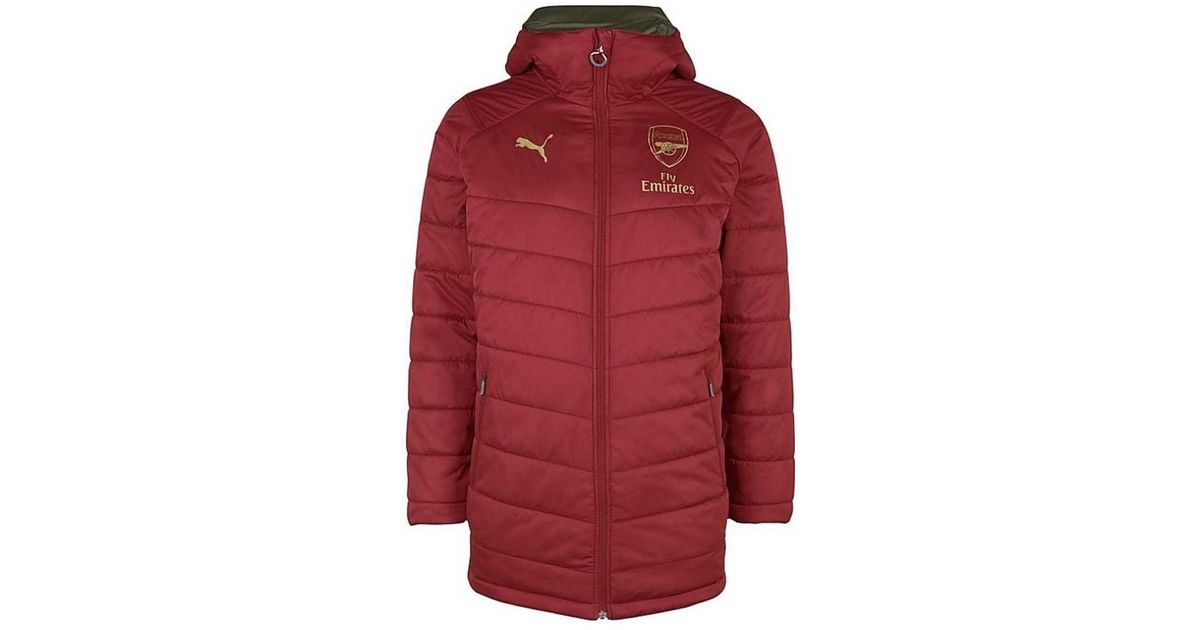 Puma 2018 2019 Arsenal Reversible Bench Jacket Women S Jacket In