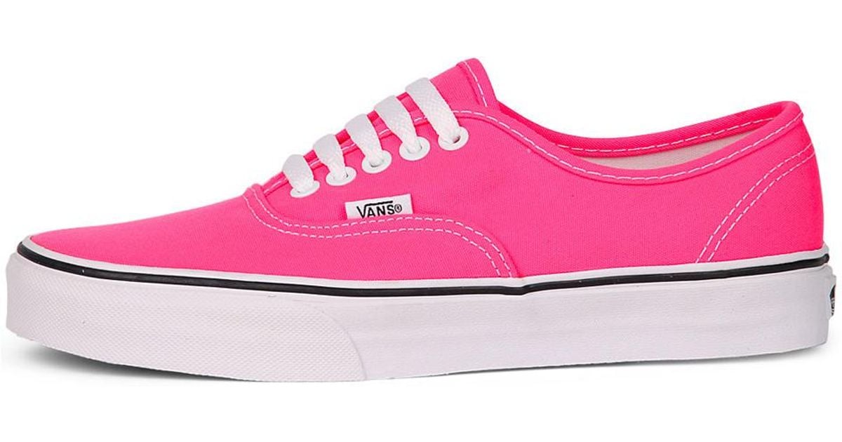 Vans Authentic Women's Tennis Trainers (shoes) In Pink - Lyst