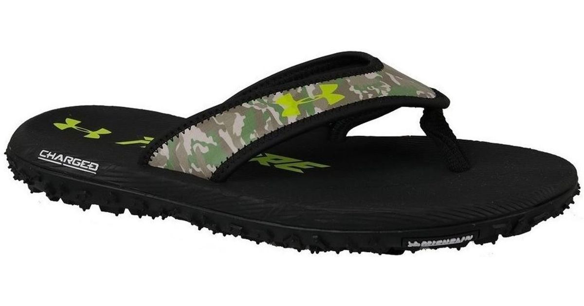 men's under armour fat tire flip flops