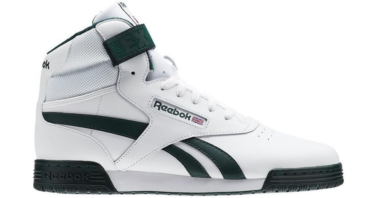 reebok exofit mens hi top trainers