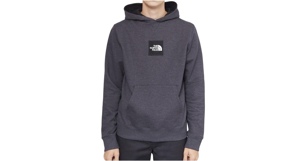 dark grey north face hoodie