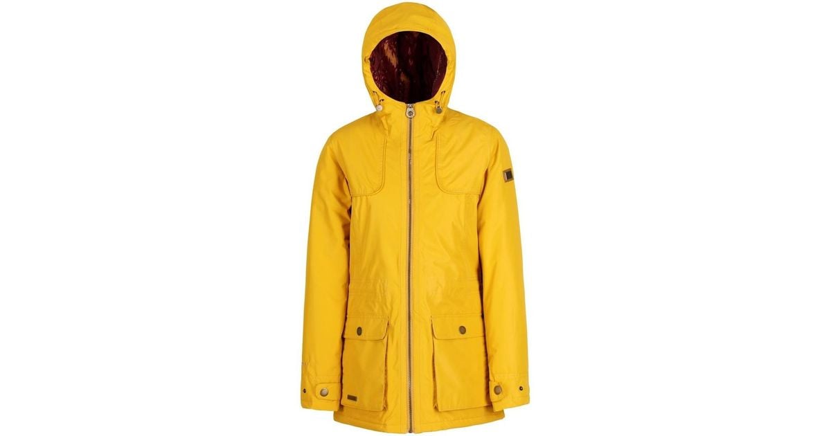 regatta womens yellow coat