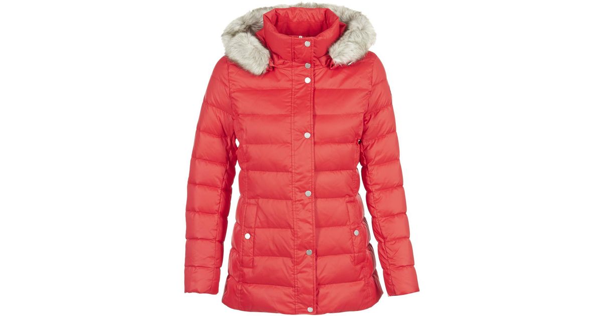 tommy hilfiger red jacket womens