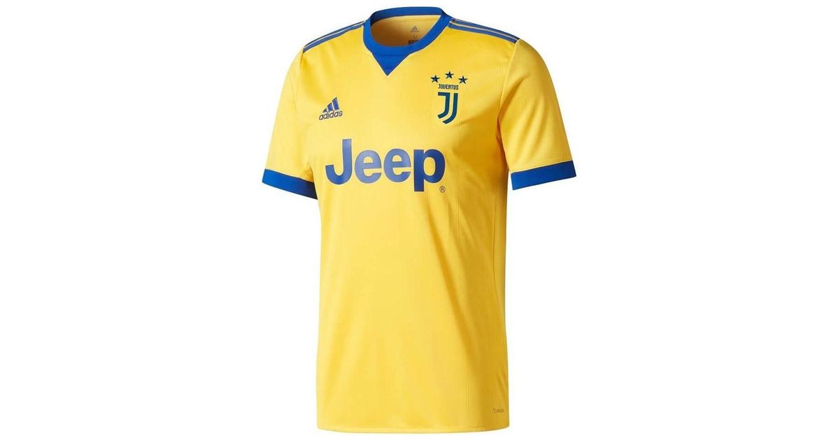 adidas yellow football shirt