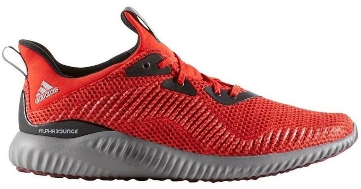 adidas alphabounce red colour