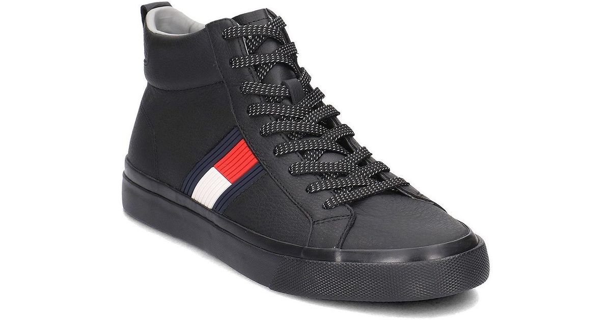 tommy hilfiger high top trainers