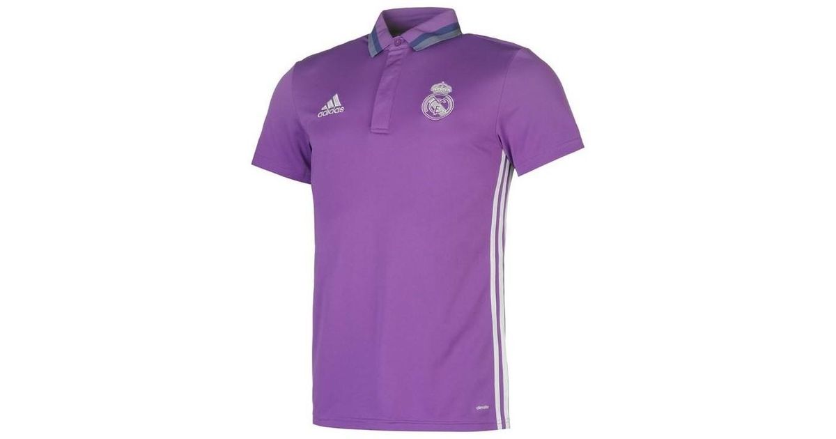 adidas purple polo shirt