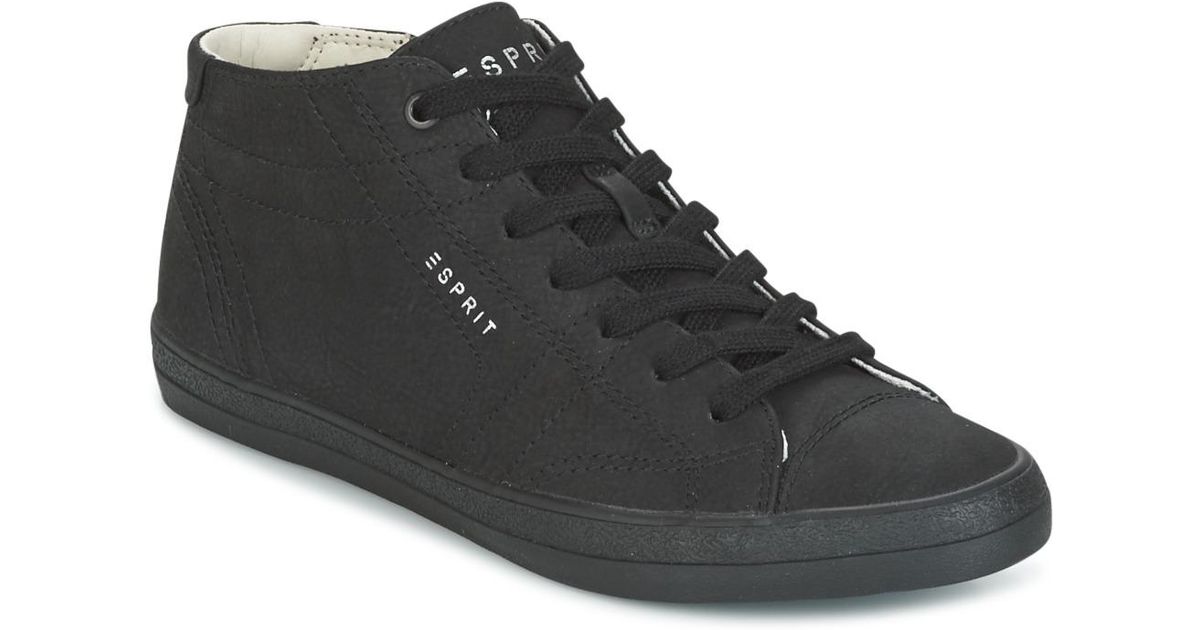 esprit high top trainers