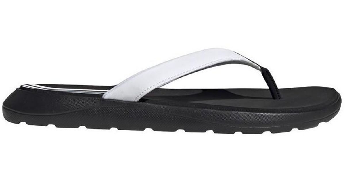 Comfort Flip Flop Tongs adidas en coloris Noir Lyst