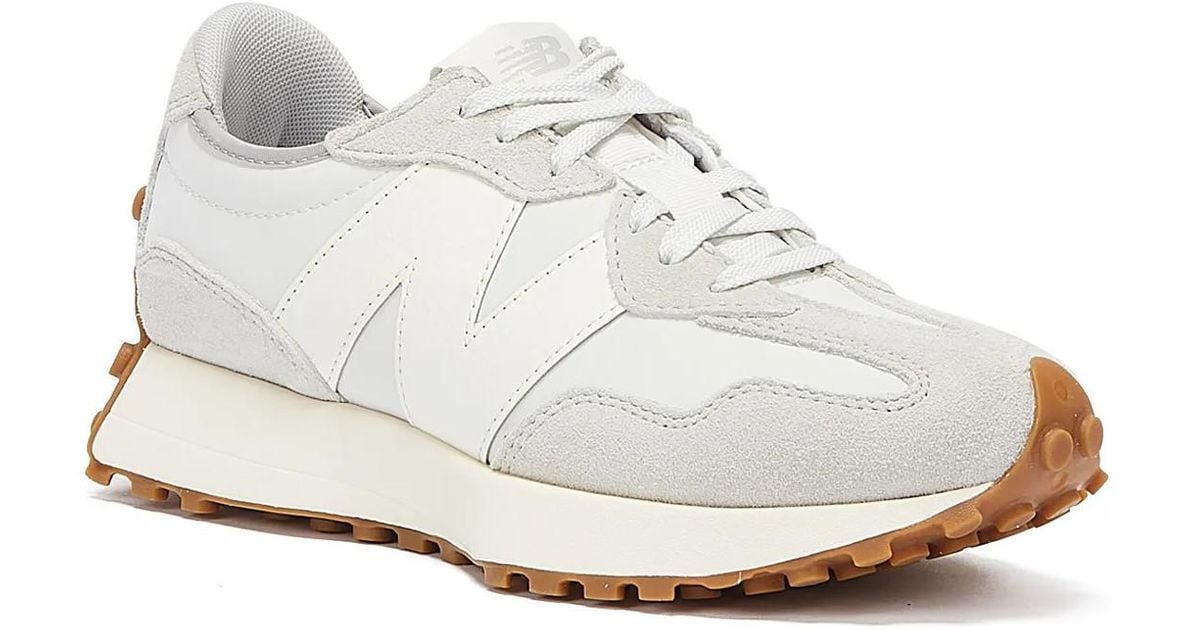 New Balance 327 Womens Rain Cloud / Sea Salt Trainers Trainers in White Lyst UK New Balance 327 Womens Rain Cloud / Sea Salt Trainers Trainers in White Lyst UK