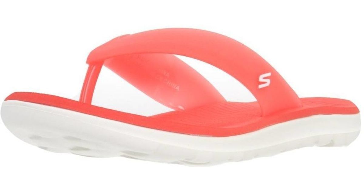 skechers sandals orange