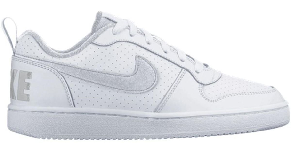 Lyst Women's Nike Borough Court ShoestrainersIn Gs Low White Lyst Women's Nike Borough Court ShoestrainersIn Gs Low White