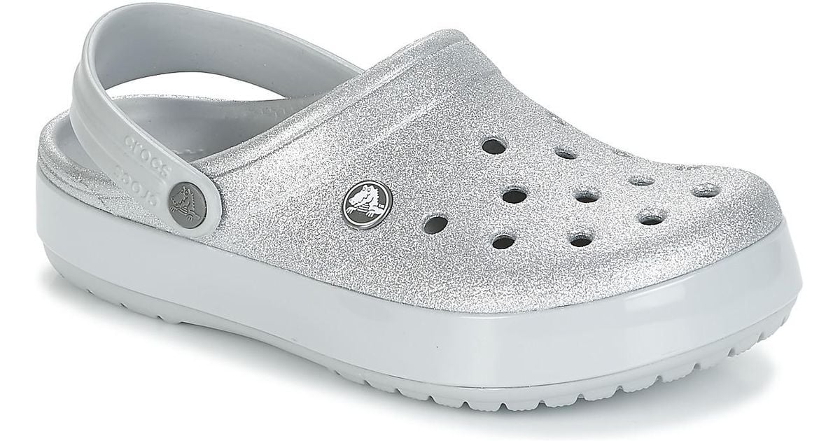 crocs crocband glitter clog