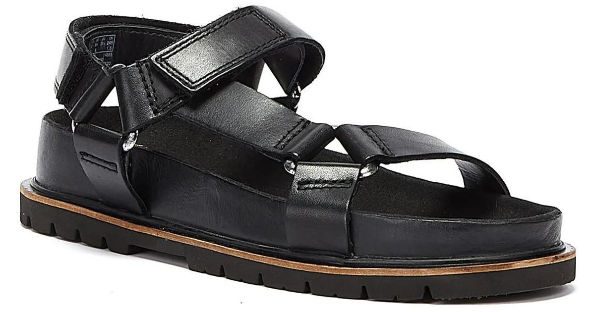 orianna sporty black leather