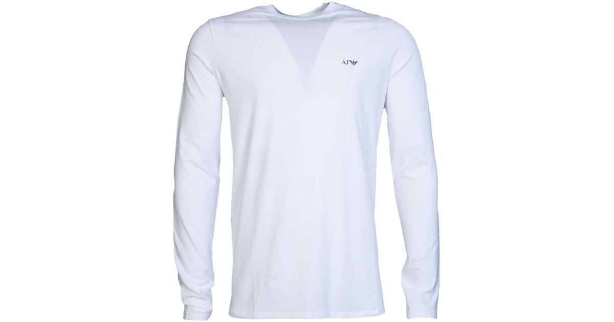 men's long sleeved armani top