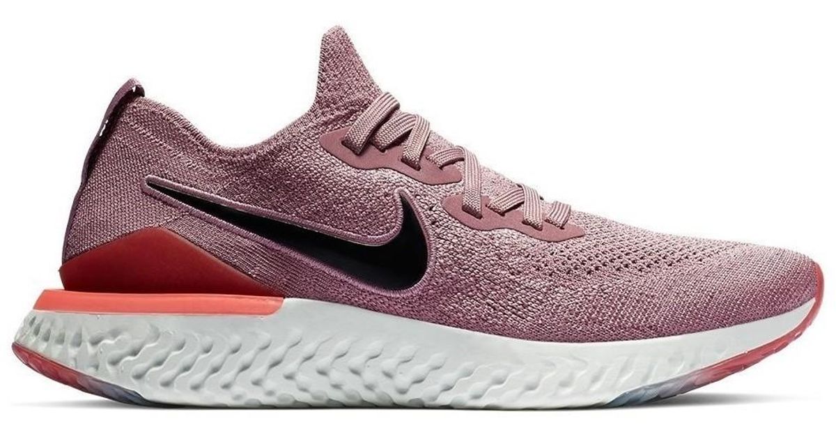 nike running epic react trainers in pink