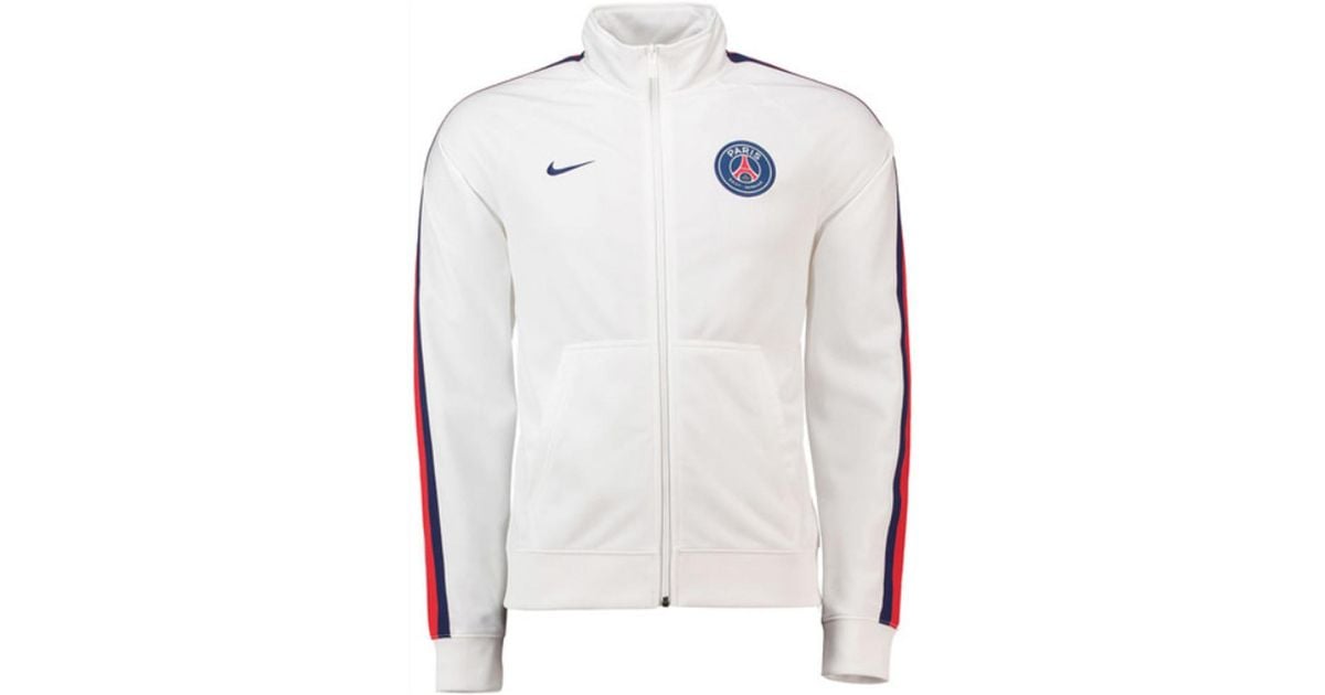 white psg tracksuit