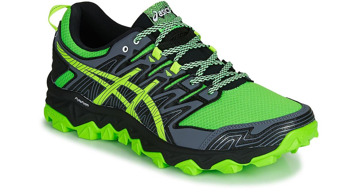 Asics Gelfujitrabuco 8 Men's Running Trainers In Green for Men Lyst UK