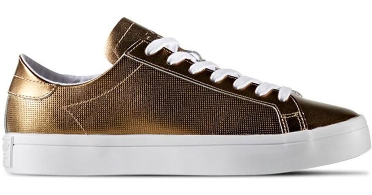 adidas court vantage gold