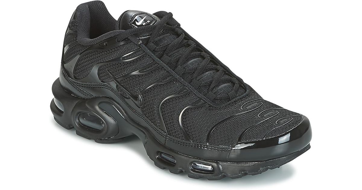 black air max plus men's