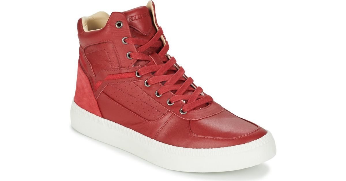 diesel high top trainers mens