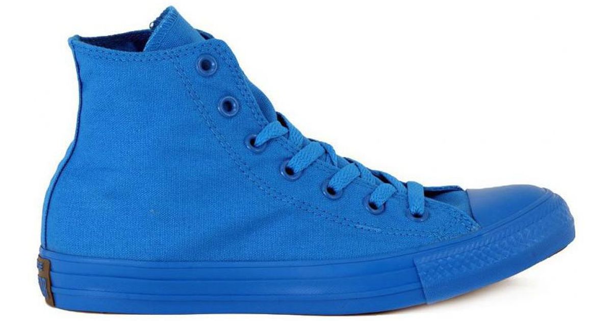 converse monochrome blue