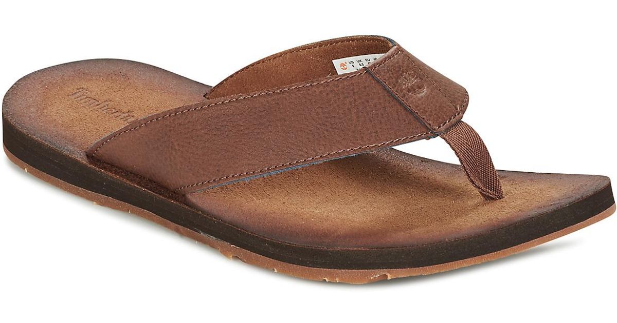 timberland leather flip flops