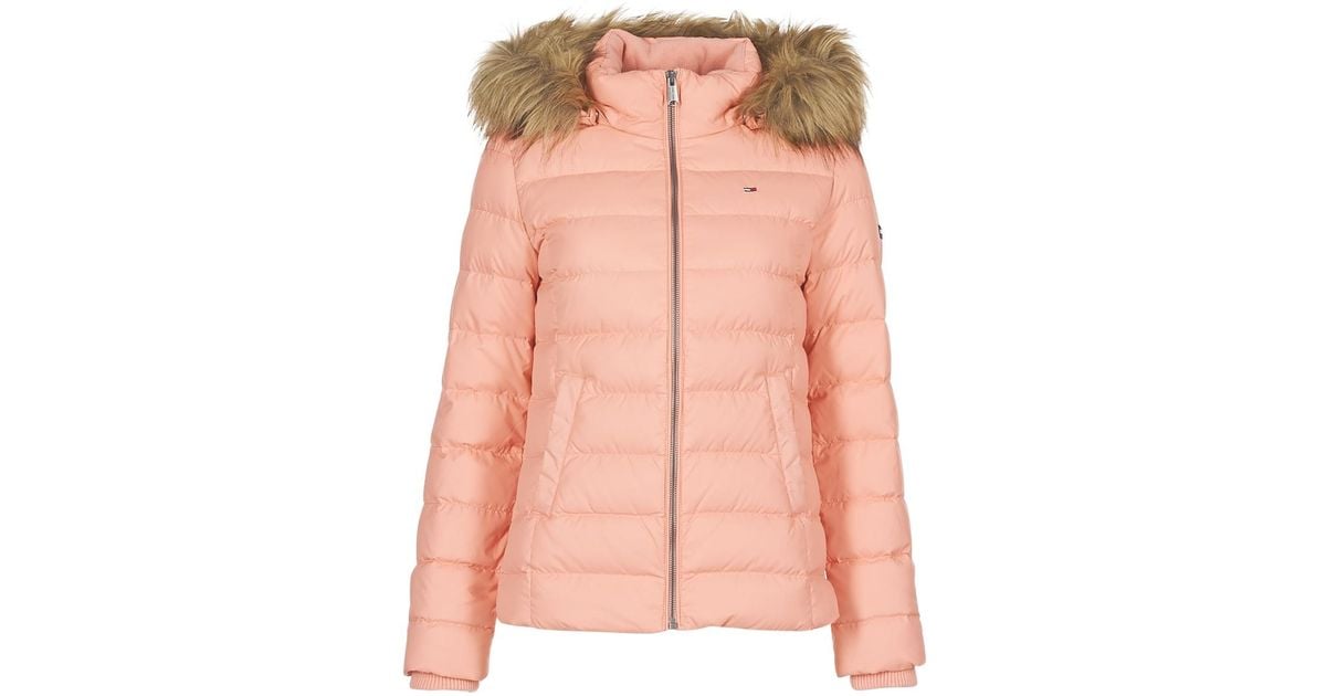 tommy hilfiger tjw essential hooded down jacket