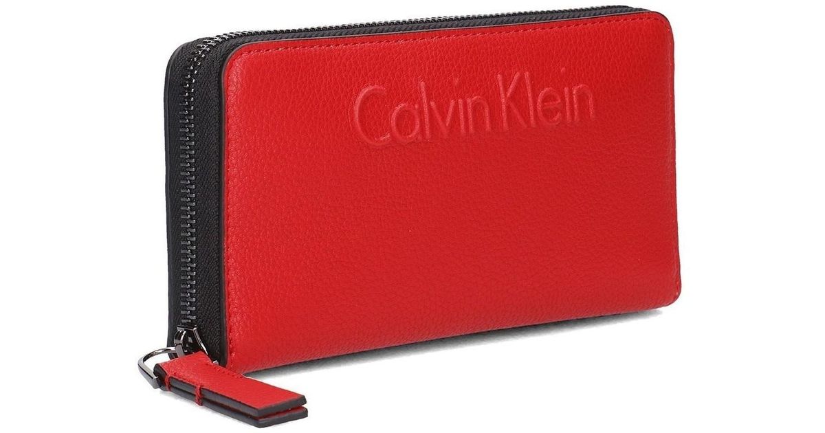 Calvin Klein Wallet Red Shop, 58% OFF | campingcanyelles.com