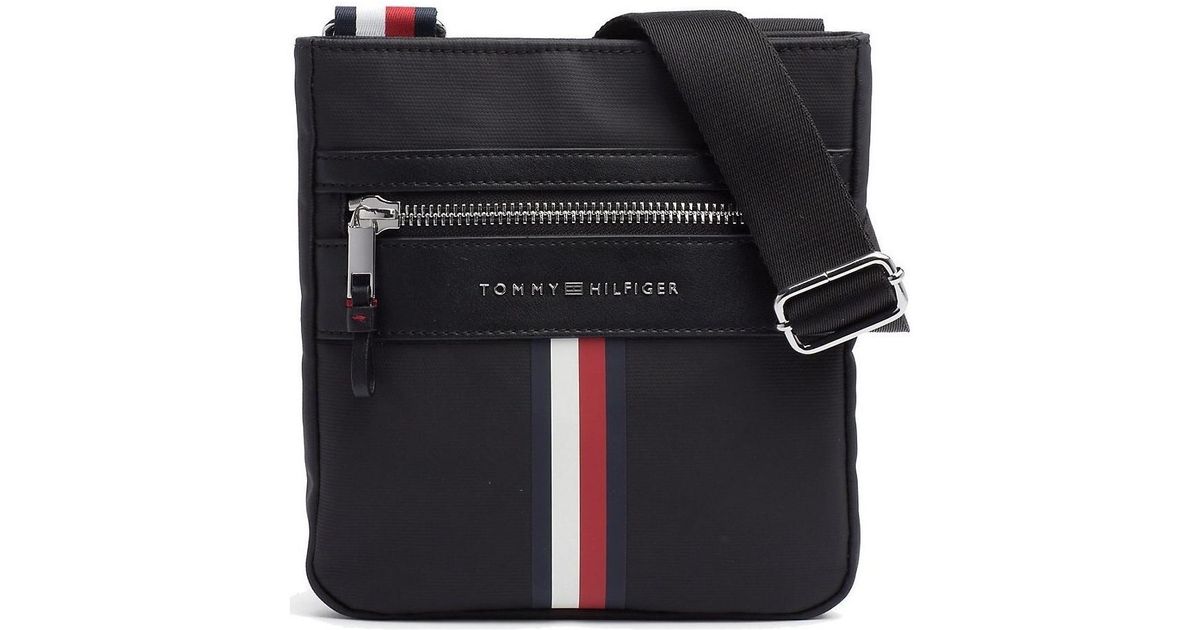 tommy hilfiger elevated messenger bag